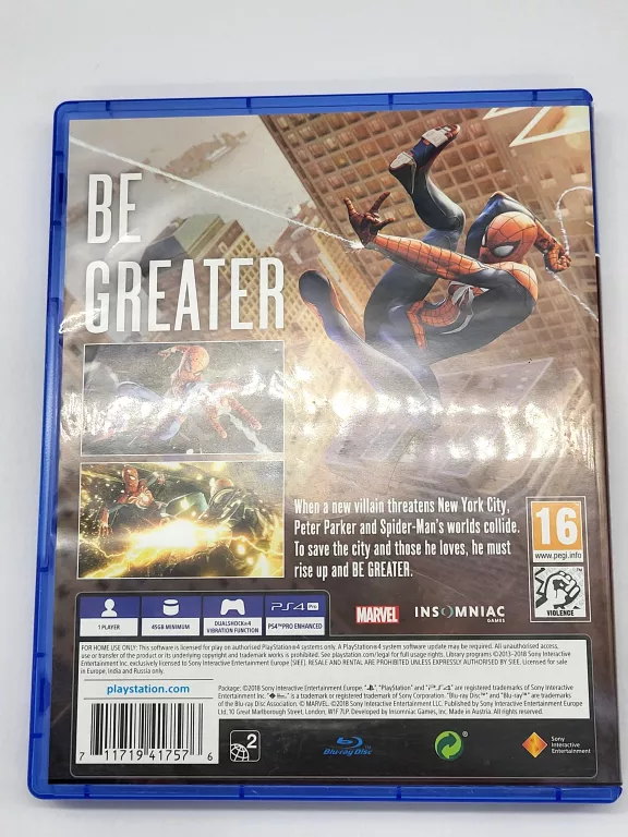 GRA NA PS4 SPIDER-MAN