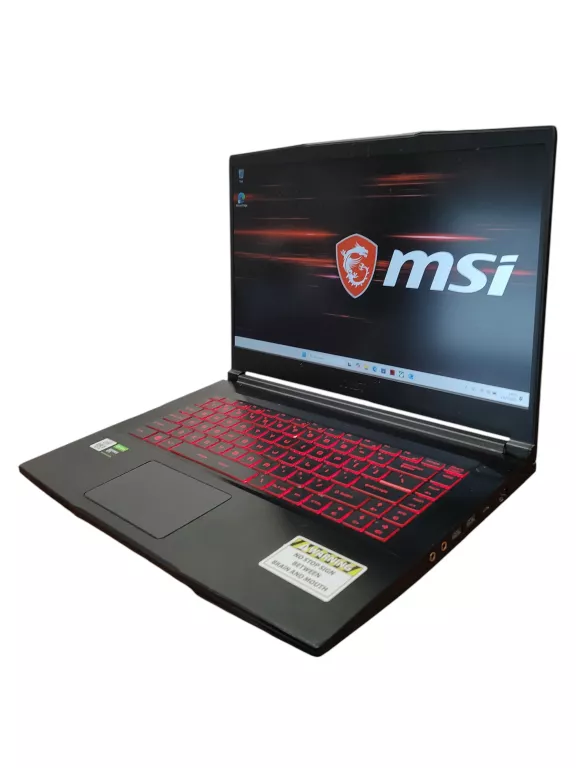 LAPTOP MSI AX201NGW WIN10 512GB/8GB INTEL I5-10300H GEFORCE GTX 1650