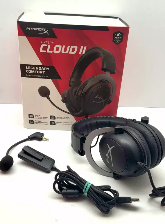 SŁUCHAWKI WOKÓŁUSZNE HYPERX CLOUD II