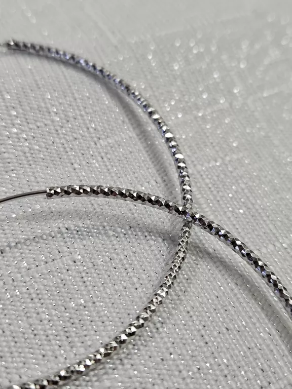 SREBRNE DUŻE KOLCZYKI  KOŁA 5,44 G 925