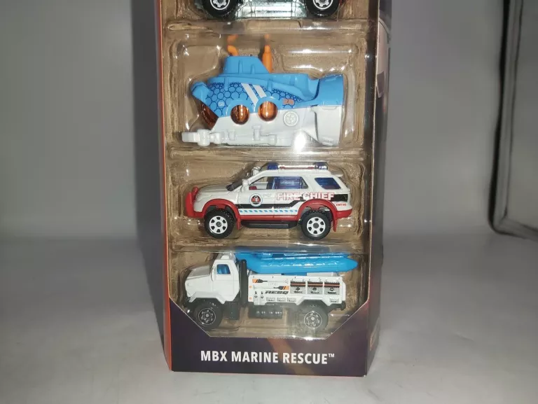 ZESTAW MATCHBOX MBX MARINE RESCUE 5 SZT