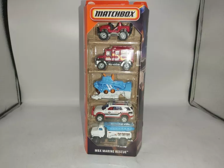 ZESTAW MATCHBOX MBX MARINE RESCUE 5 SZT