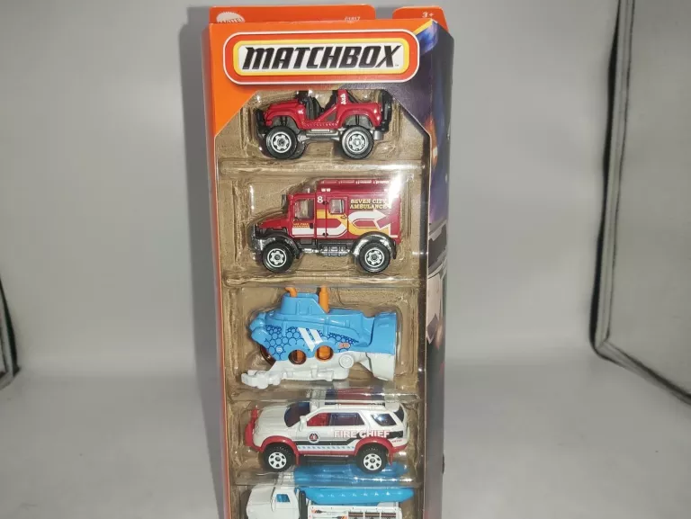 ZESTAW MATCHBOX MBX MARINE RESCUE 5 SZT