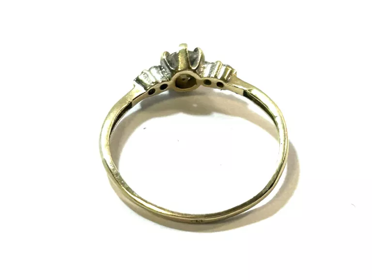 WYRÓB JUBILERSKI UŻYWANY PIERŚCIONEK R.15 0,89G PR.333