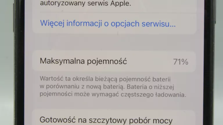 SMARTFON APPLE IPHONE X 64GB BAT.73% ZBITE PLECY