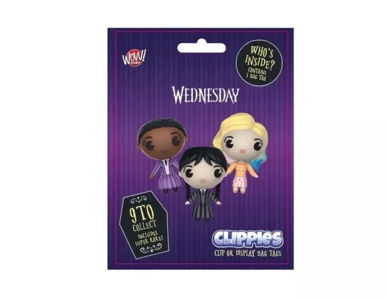 WEDNESDAY – FIGURKA BRELOCZEK ZAWIESZKA DO PLECAKA LUB KLUCZY