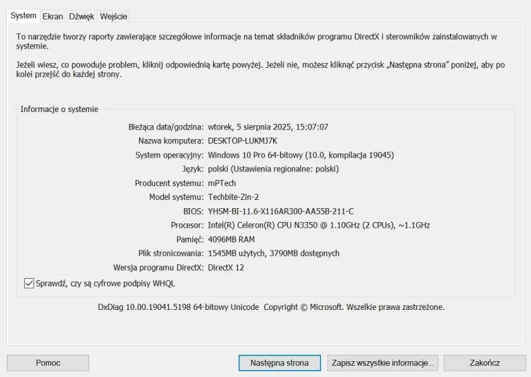 LAPTOP TECHBITE ZIN 2 14,1" CELERON N3350 4GB RAM 64GB GENERIC ISOCOM