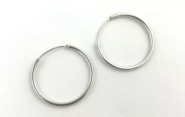 SREBRNE KOLCZYKI KOŁA 925