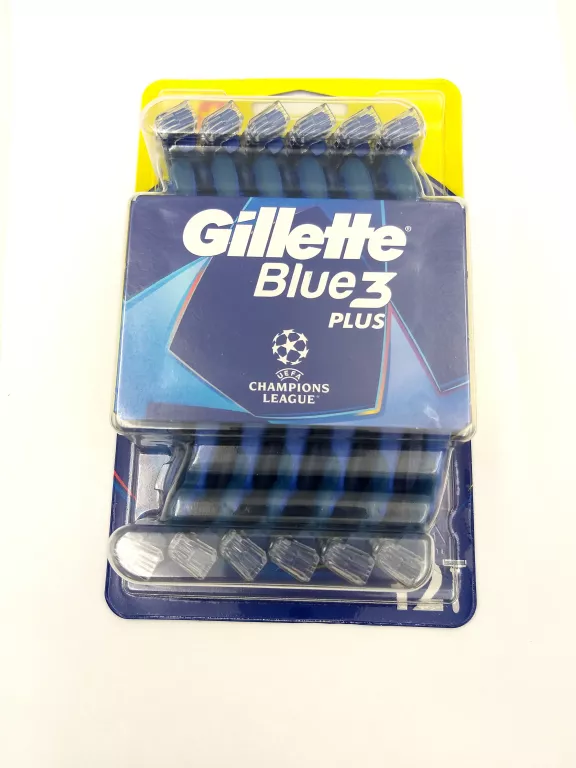 MASZYNKA JEDNORAZOWA DO GOLENIA GILLETTE BLUE3 PLUS 12 SZT. #IGŁA