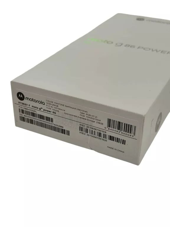 TELEFON MOTOROLA MOTO G86 POWER 5G 12/256 GB 6,70" 6720 MAH - OPIS