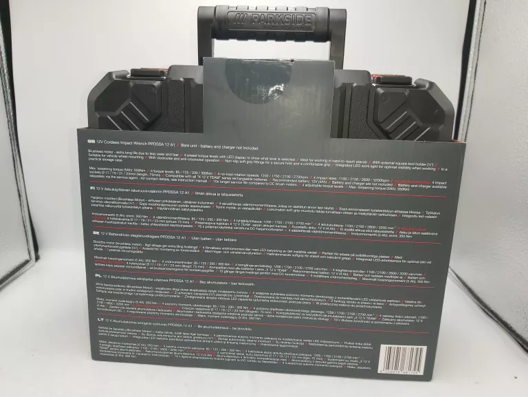 KLUCZ UDAROWY PARKSIDE 12V CORDLESS PPDSSA 12 A1 KOMPLET