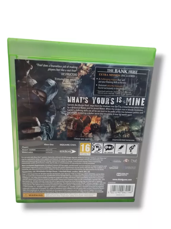 THIEF XBOX ONE PUDEŁKOWA