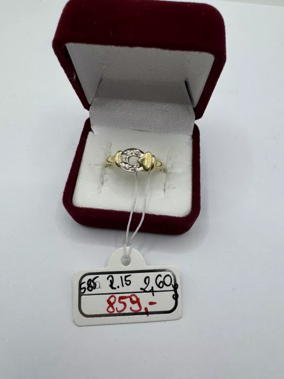 ZŁOTY PIERŚCIONEK P.585 WAGA 2,60 G ROZMIAR 15