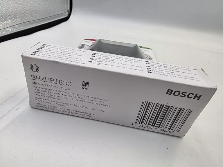 AKUMULATOR  BOSCH BHZUB 1830 18V/3 AH