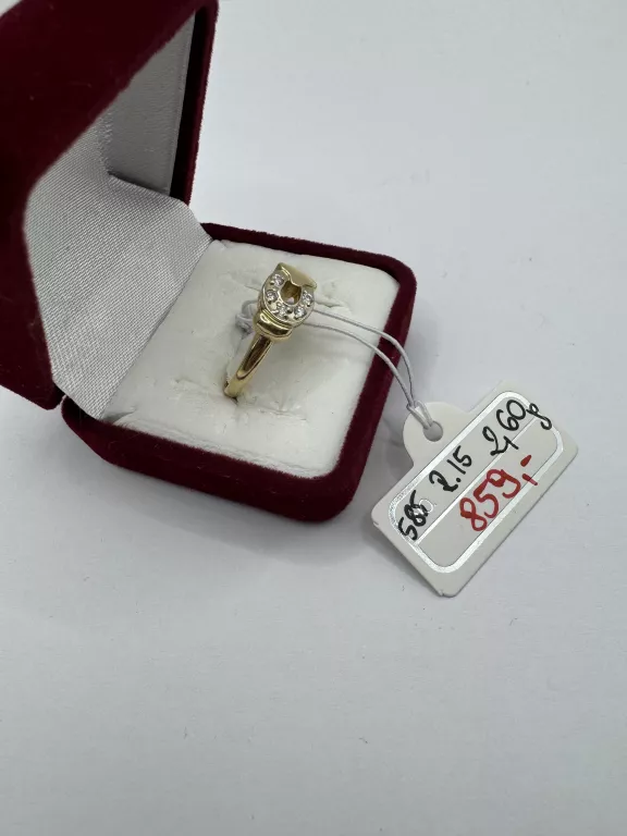 ZŁOTY PIERŚCIONEK P.585 WAGA 2,60 G ROZMIAR 15