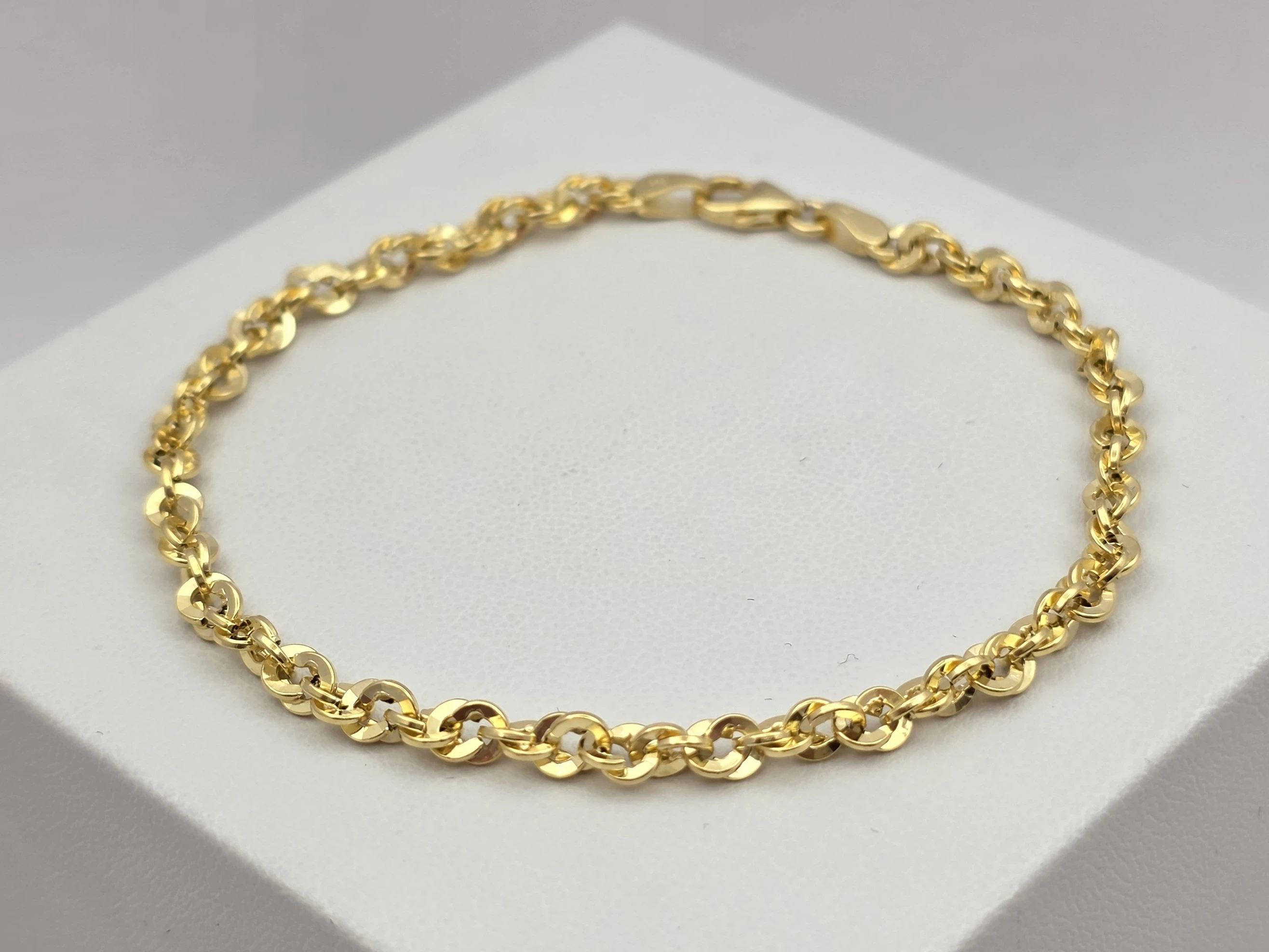 zlota-bransoletka-splot-kordel-585-14k-19cm-220g-starowislna-16-krakow