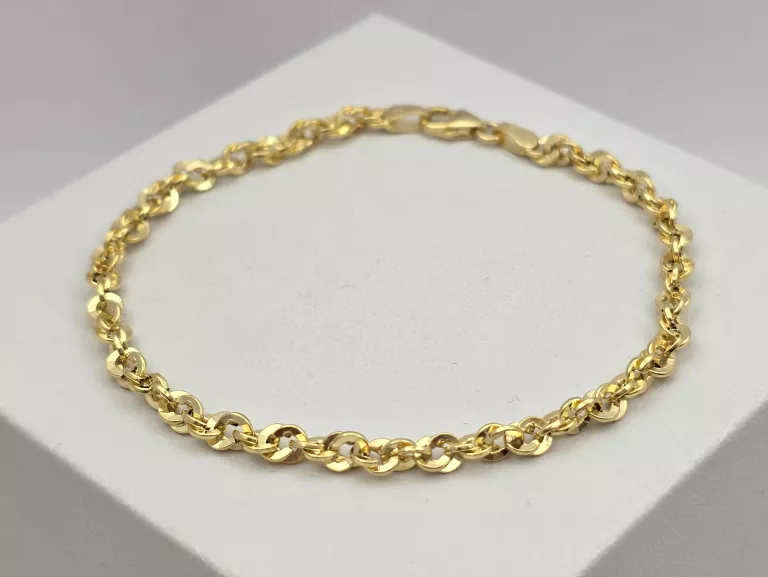 zlota-bransoletka-splot-kordel-585-14k-19cm-220g-starowislna-16-krakow