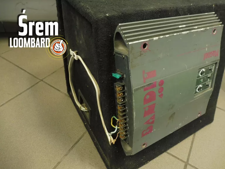 SKRZYNIA BASOWA BLAUPUNKT GTB 1200, WZMACNIACZ MAGNAT BANDIT 400