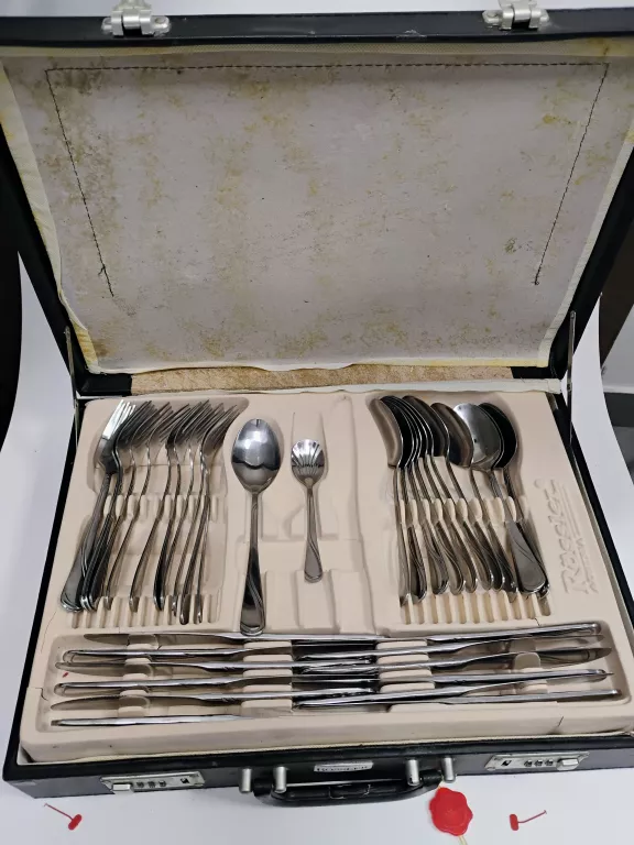 ROSSNER SZTUĆCE ZESTAW SZTUĆCÓW W WALIZCE 72EL