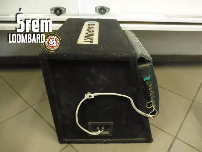 SKRZYNIA BASOWA BLAUPUNKT GTB 1200, WZMACNIACZ MAGNAT BANDIT 400