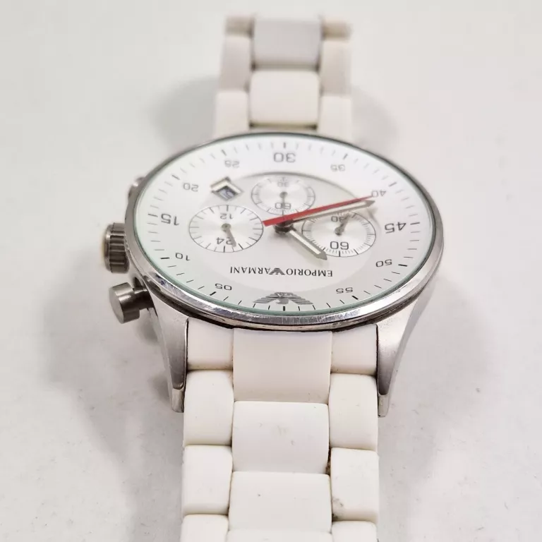 ZEGAREK EMPORIO ARMANI AR5859 BIAŁY OPIS