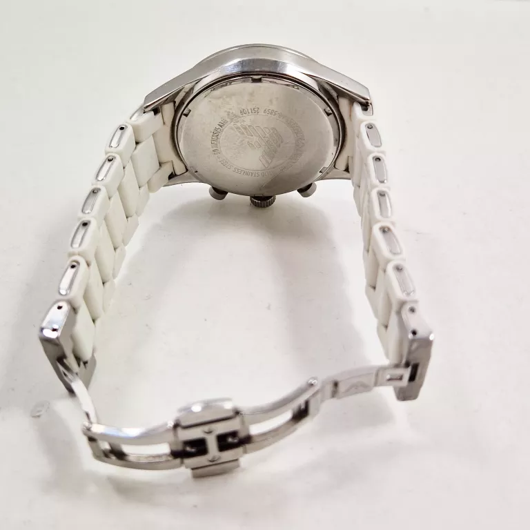ZEGAREK EMPORIO ARMANI AR5859 BIAŁY OPIS
