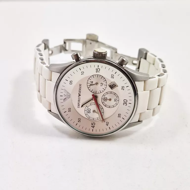 ZEGAREK EMPORIO ARMANI AR5859 BIAŁY OPIS