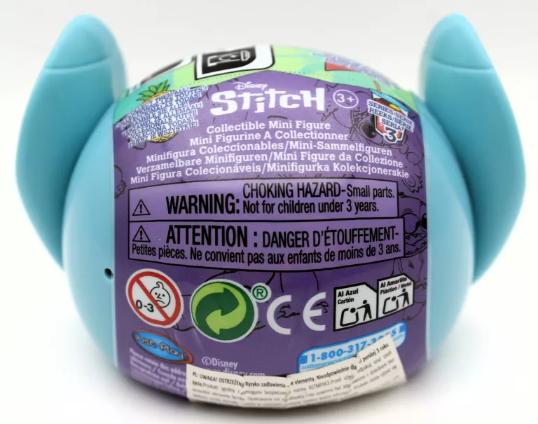 KAPSUŁKA NIESPODZIANKA Z MINI FIGURKAMI DISNEY STITCH DO KOLEKCJONOWANIA