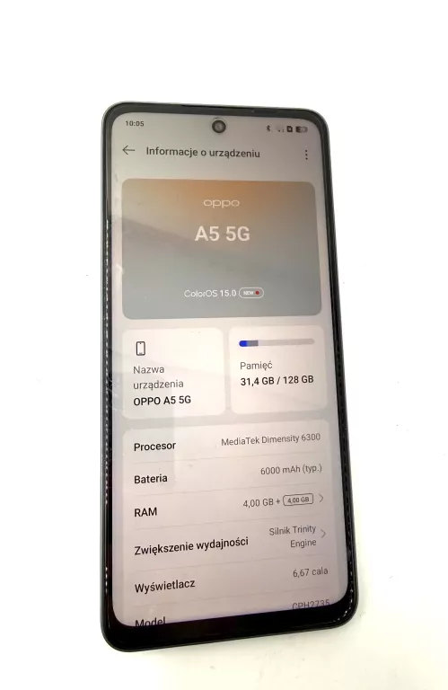 TELEFON OPPO A5 5G