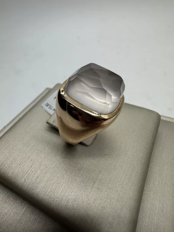 PIERŚCIONEK PRÓBA 750 WAGA 15,8G ROZMIAR 13