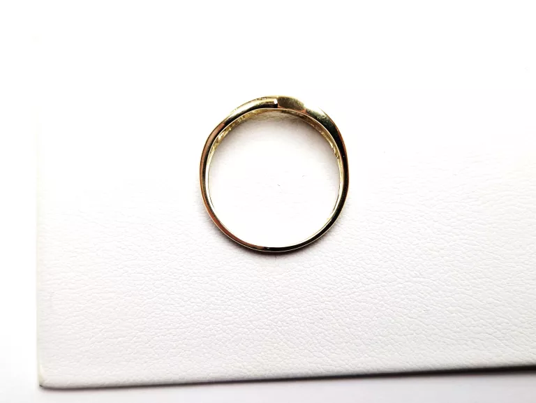 ŚLICZNY ZŁOTY PIERŚCIONEK [375, 2,07G, R.17]