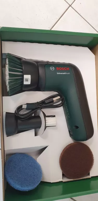 ELEKTRYCZNA SZCZOTKA BOSCH UNIVERSAL BRUSH 3.6 V+PUDELKO
