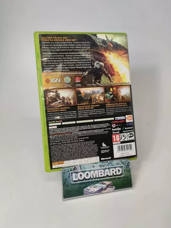 GRA NA XBOX 360 WIEDZMIN 2: ZABÓJCY KRÓLÓW EDYCJA ROZSZERZONA