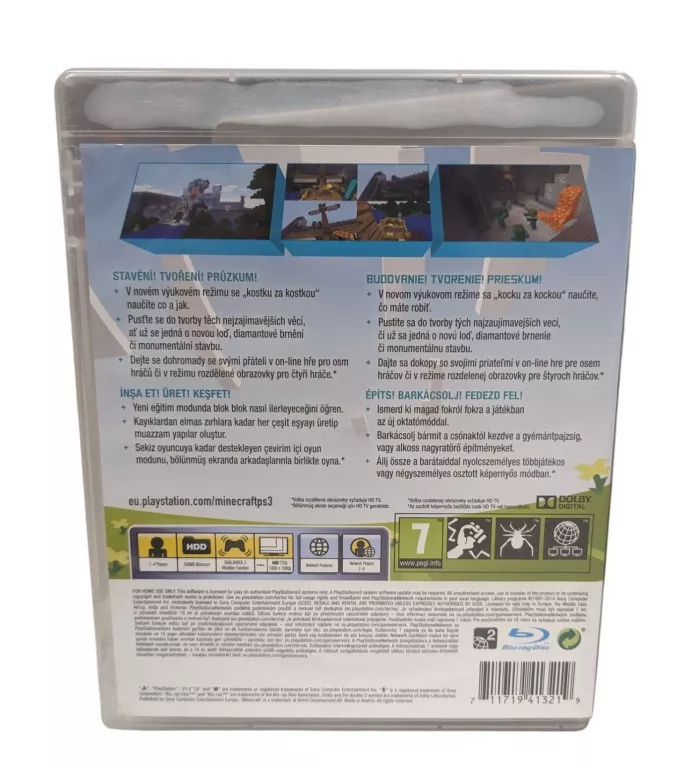 MINECRAFT - GRA NA KONSOLĘ PLAYSTATION 3