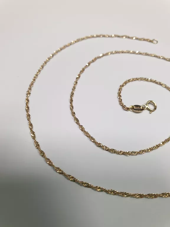ZŁOTY ŁAŃCUSZEK 1,72G 585 46CM