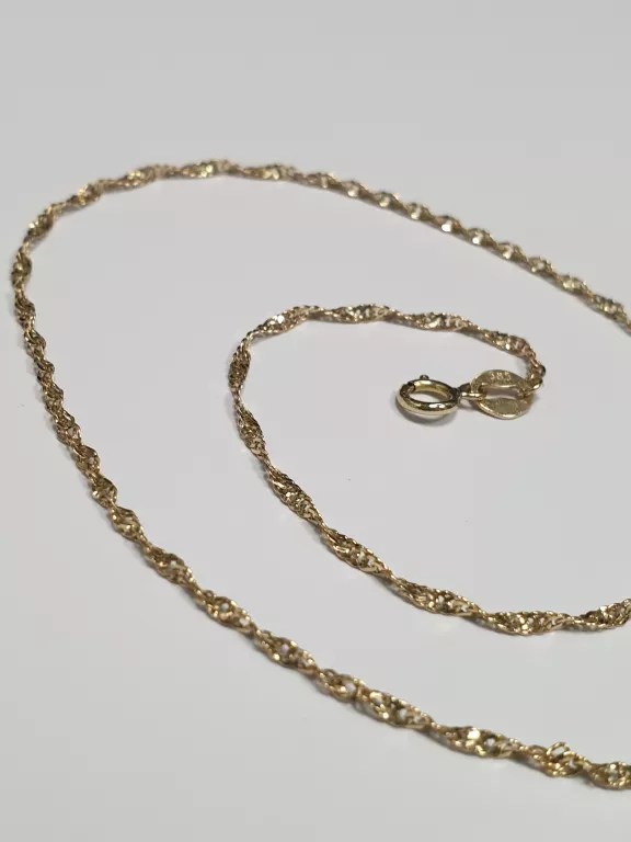 ZŁOTY ŁAŃCUSZEK 1,72G 585 46CM