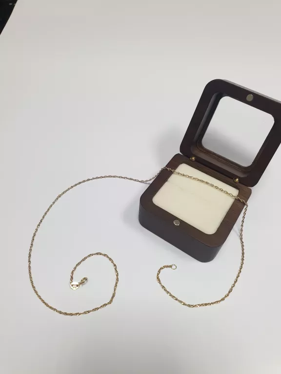 ZŁOTY ŁAŃCUSZEK 1,72G 585 46CM