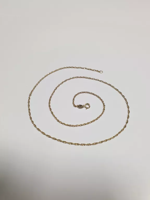ZŁOTY ŁAŃCUSZEK 1,72G 585 46CM