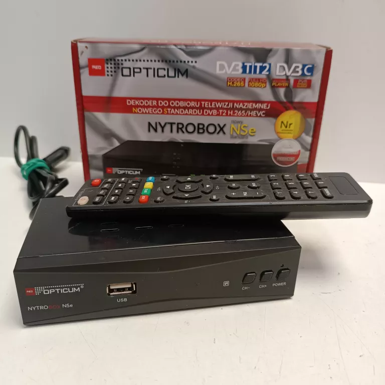 DEKODER OPTICUM DVBT2  H,265