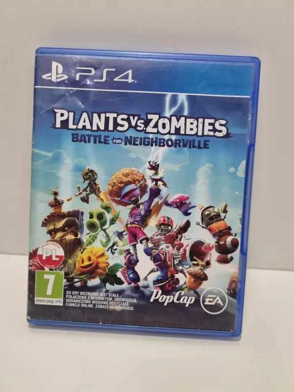 PLANTS VS. ZOMBIES BATTLE FOR NEIGHBORVILLE PS4 PLAYSTATION 4 (PS4) PUDEŁK