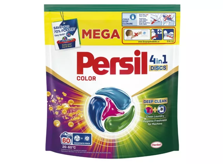 PERSIL 4IN1 DISCS COLOR KAPSUŁKI DO PRANIA KOLOR 60 SZT.