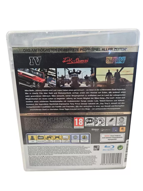 PS3 GTA IV EPISODE FROM LIBERTY CITY