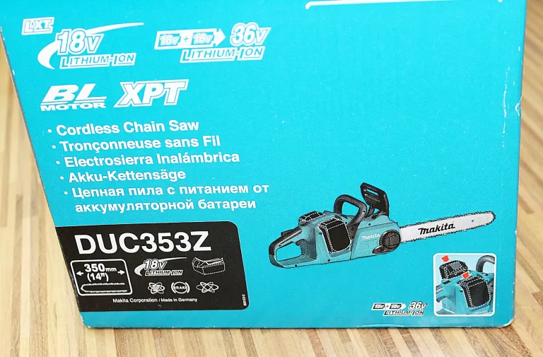 PILARKA ŁAŃCUCHOWA MAKITA DUC353Z BODY 35CM LXT 18V 2X18V=36V