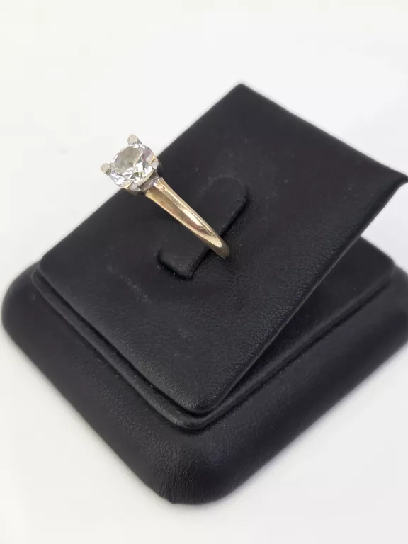 ZŁOTY PIERŚCIONEK Z DUŻĄ CYRKONIĄ 585 2,52 G