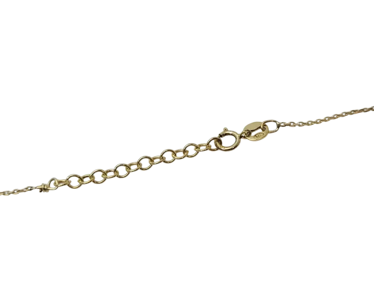 SREBRNY POZŁACANY ŁAŃCUSZEK CELEBRYTKA 1,50G PR.925 DŁ.45CM