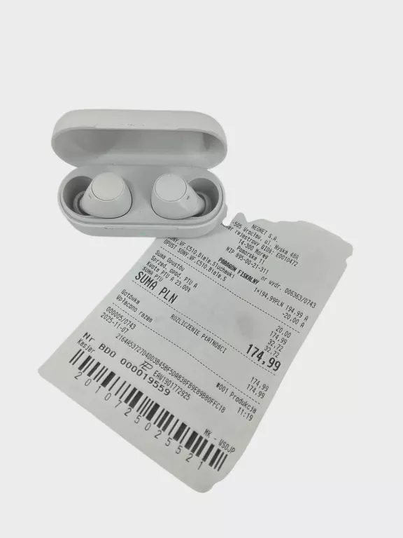 SŁUCHAWKI DOKANAŁOWE SONY WF-C510