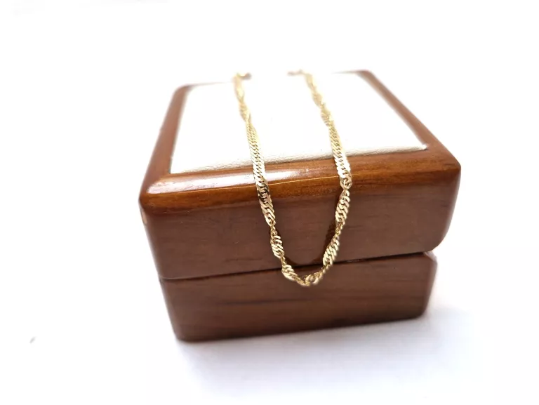 PIĘKNA BRANSOLETKA ( 1,34G 585 19 CM )