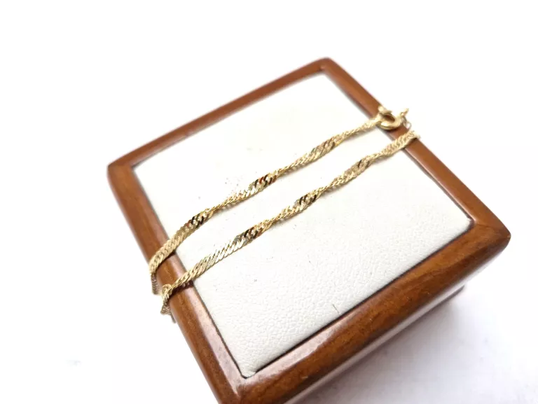 PIĘKNA BRANSOLETKA ( 1,34G 585 19 CM )