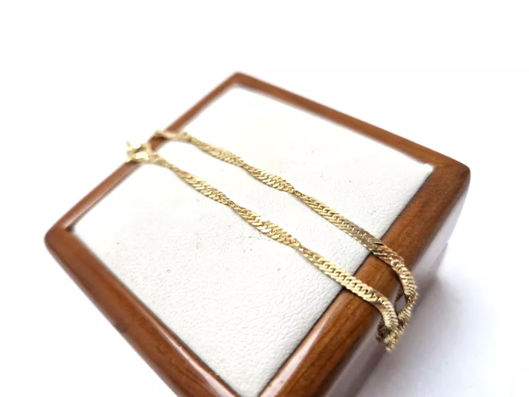 PIĘKNA BRANSOLETKA ( 1,34G 585 19 CM )