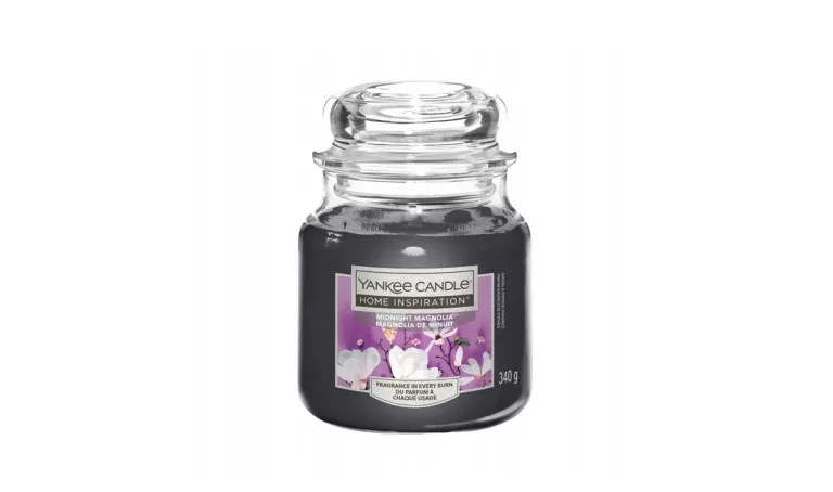 YANKEE CANDLE HOME INSPIRATION ŚREDNI MIDNIGHT MAGNOLIA 340 G.